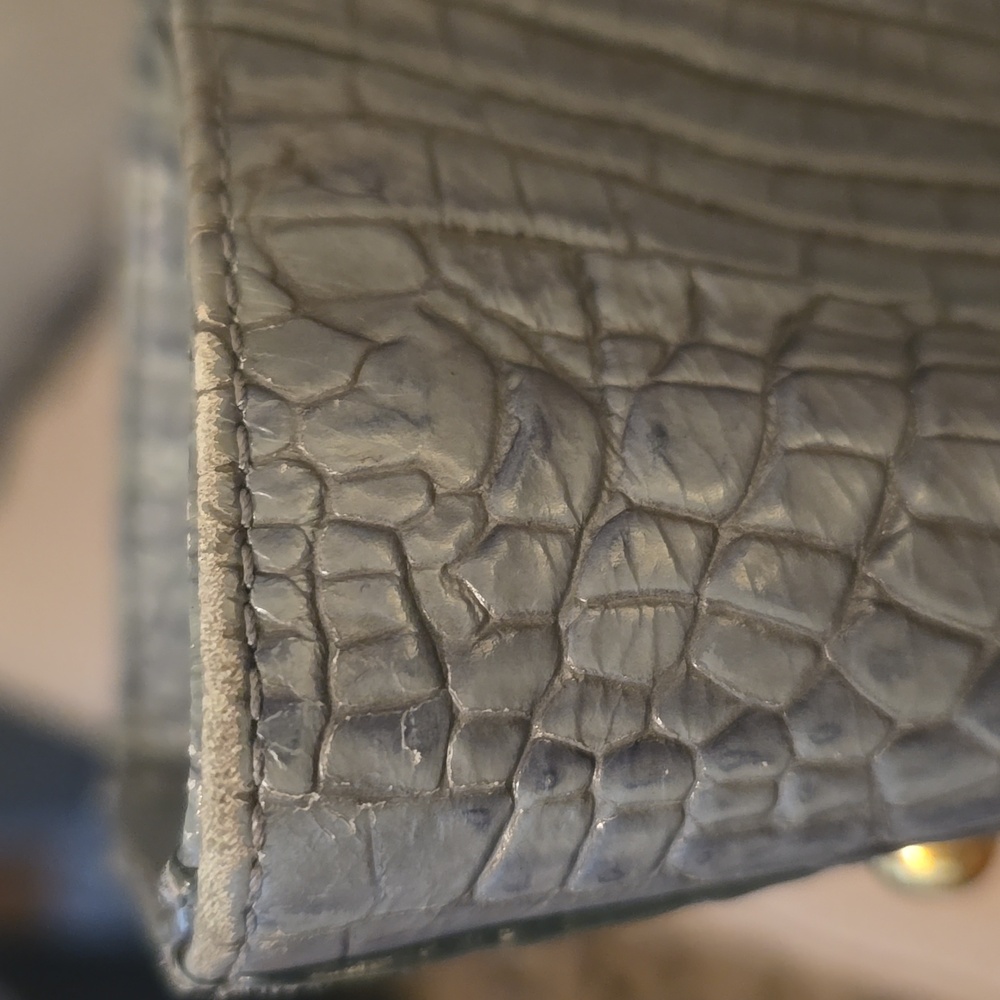 Brahmin Melbourne Anywhere Shoulder Bag with Crocodile Embossed Texture - Picture 10 of 11